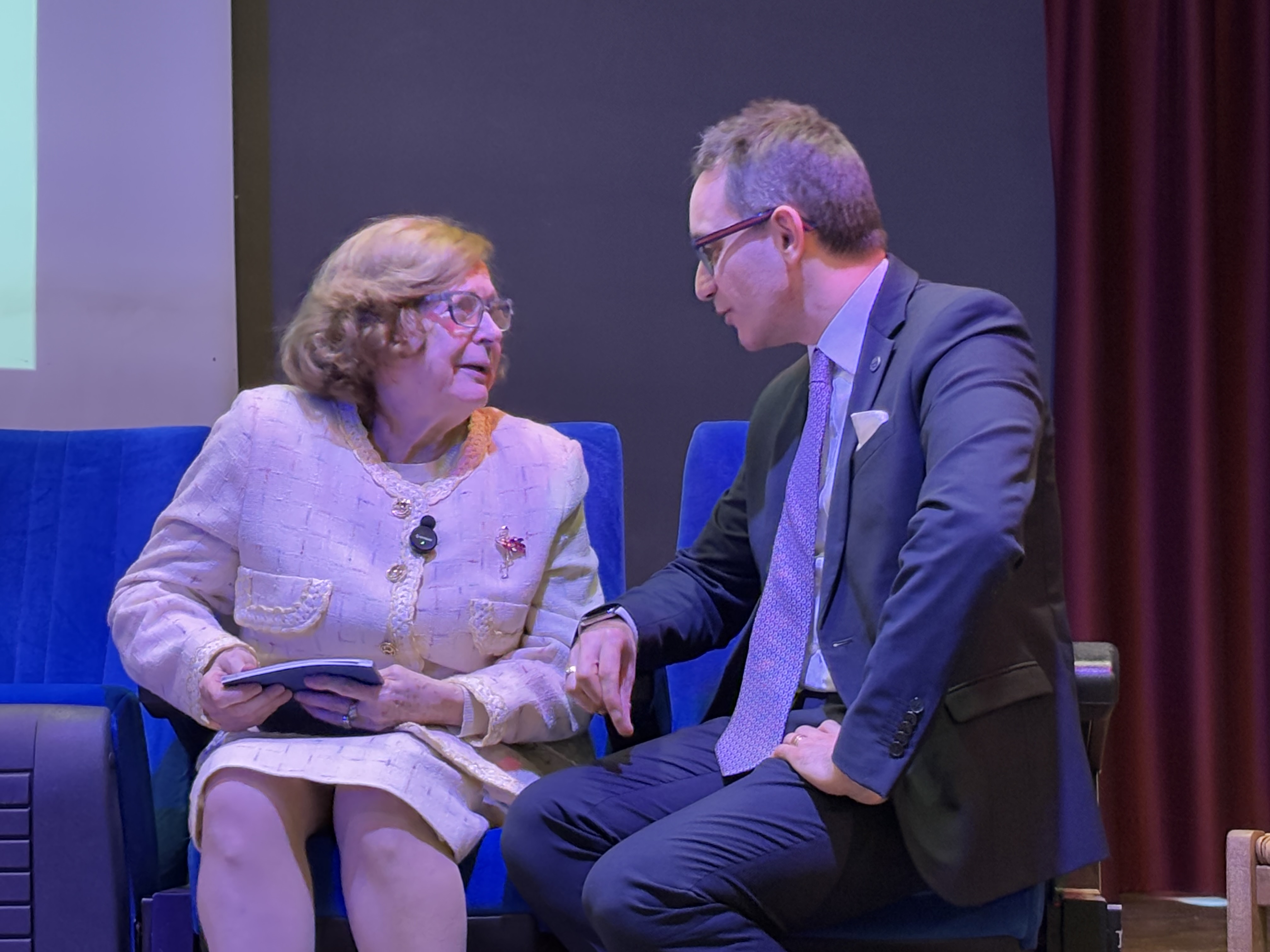  Emiliano Leccese, Vicepresidente della Federazione ANCR di Torino e SIlvana Govich, esule da Pola