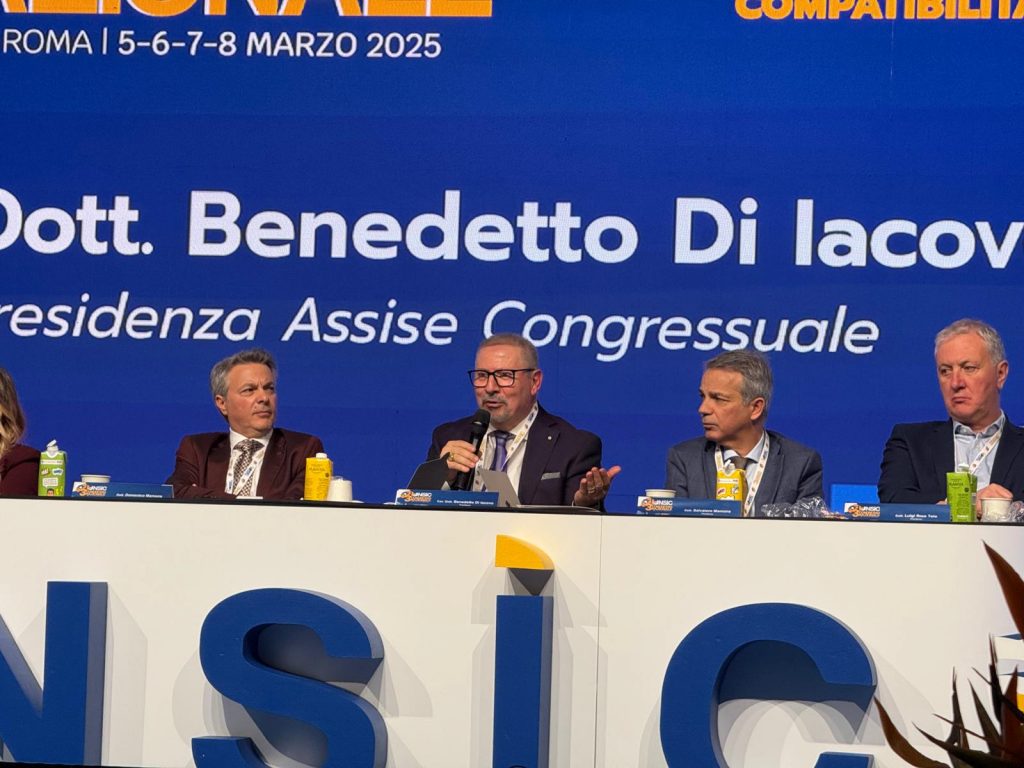 Benedetto Di Iacovo, Presidente Assemblea Nazionale UNSIC prende la parola 